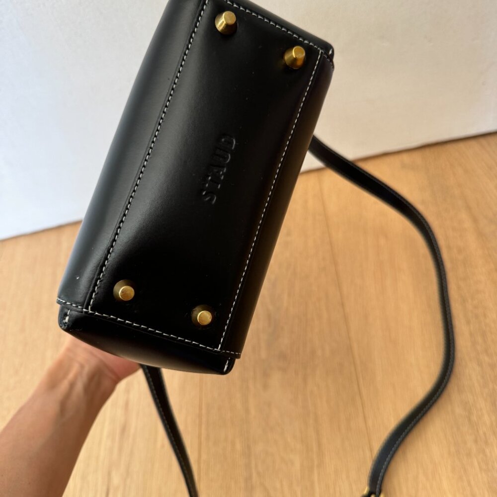 Staud Black Mini Shirley Bag - Picture 5 of 6